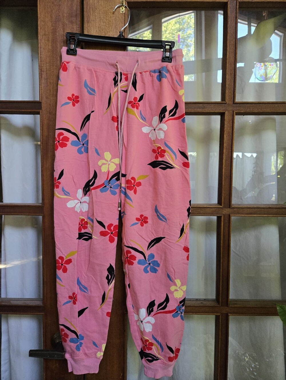 Sisstr evolution Dusty Pink Floral Lounging Around Jogger Pants